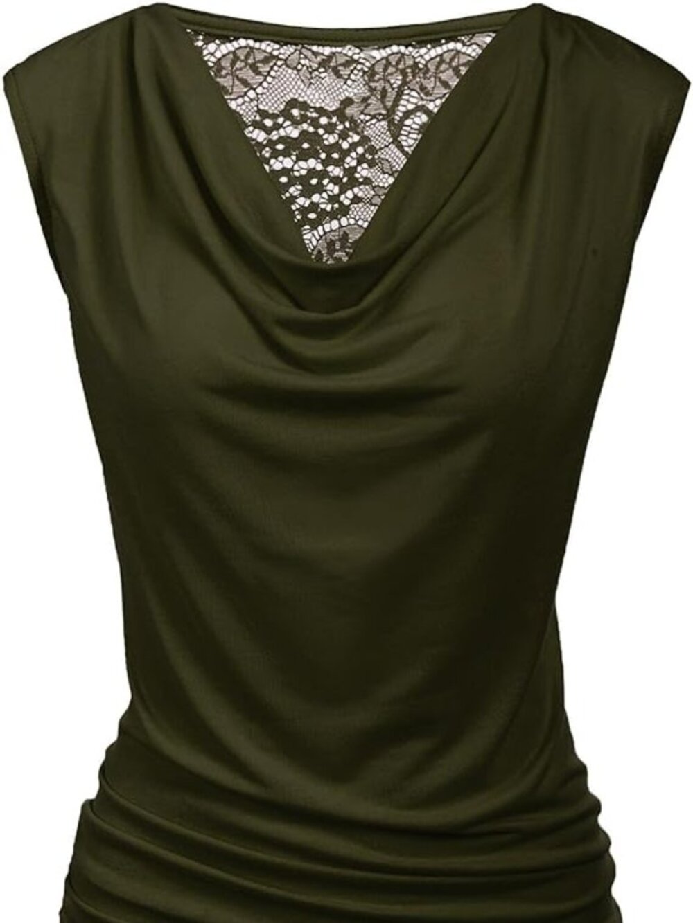 New - Tank Top for Women Trendy Going Out Tops Sleeveless Shirts Ruched Business
